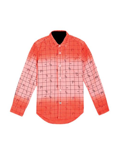 orange checkered  shirt - 17978038 -  Standard Image - 0