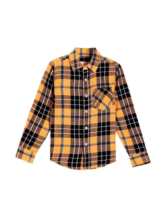 yellow checkered shirt - 17978049 - Zoom Image - 0