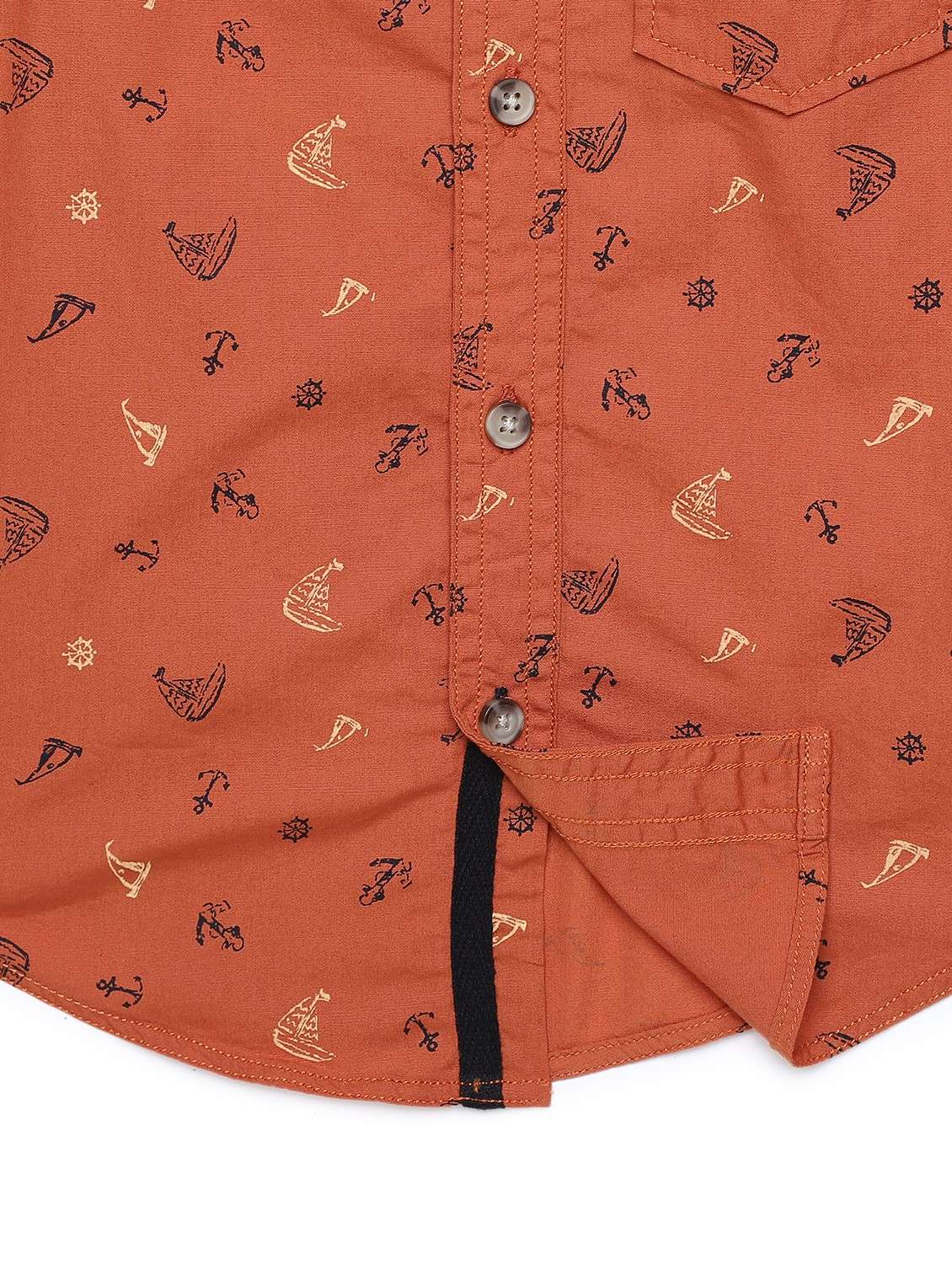 orange printed shirt - 17978434 -  Standard Image - 3