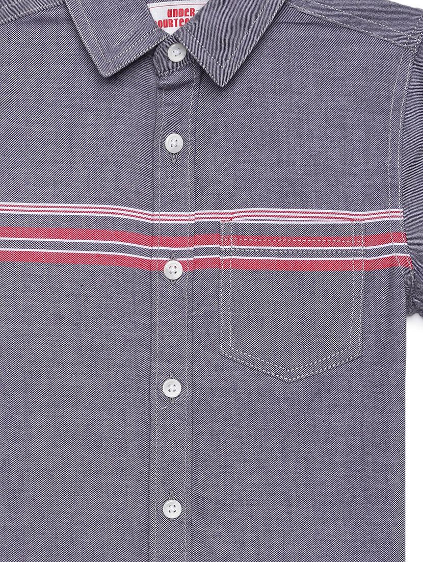 grey striped shirt - 17978439 - Standard Image - 3