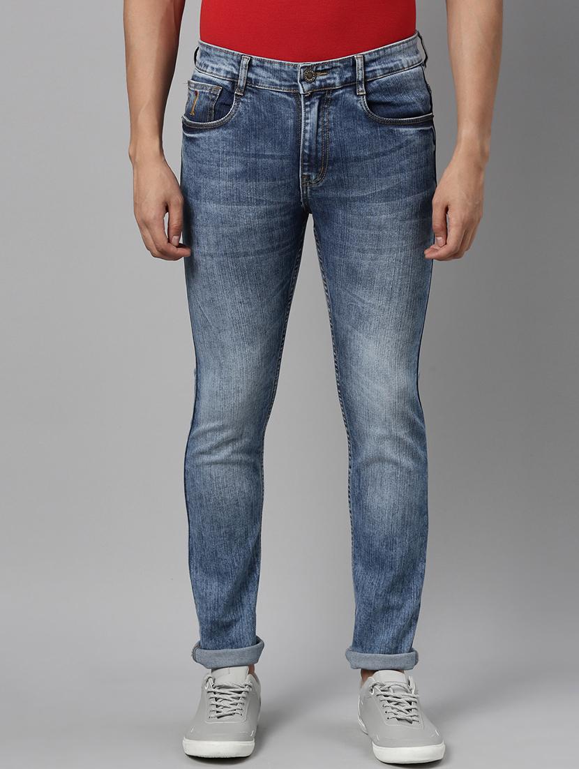 mens slim fit plain jeans - 17978849 -  Zoom Image - 0