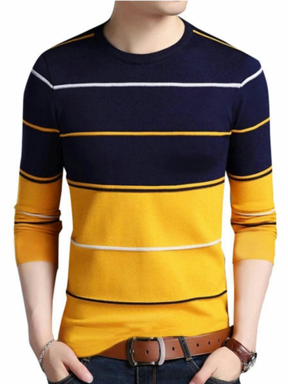 yellow 100% cotton tshirt - 17979502 -  Zoom Image - 0