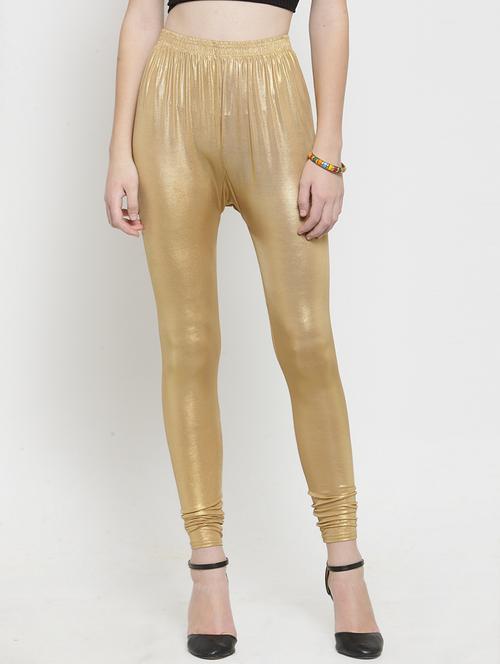 gold solid legging - 17980703 -  Standard Image - 0