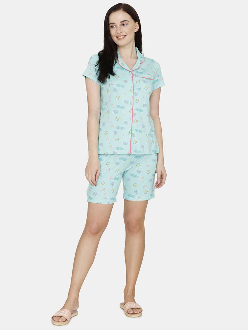 night dress shorts and shirt