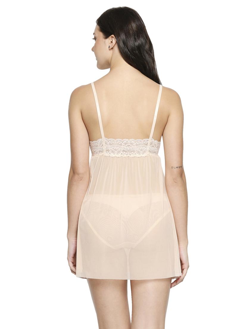 orange laced babydoll - 17982751 - Standard Image - 3