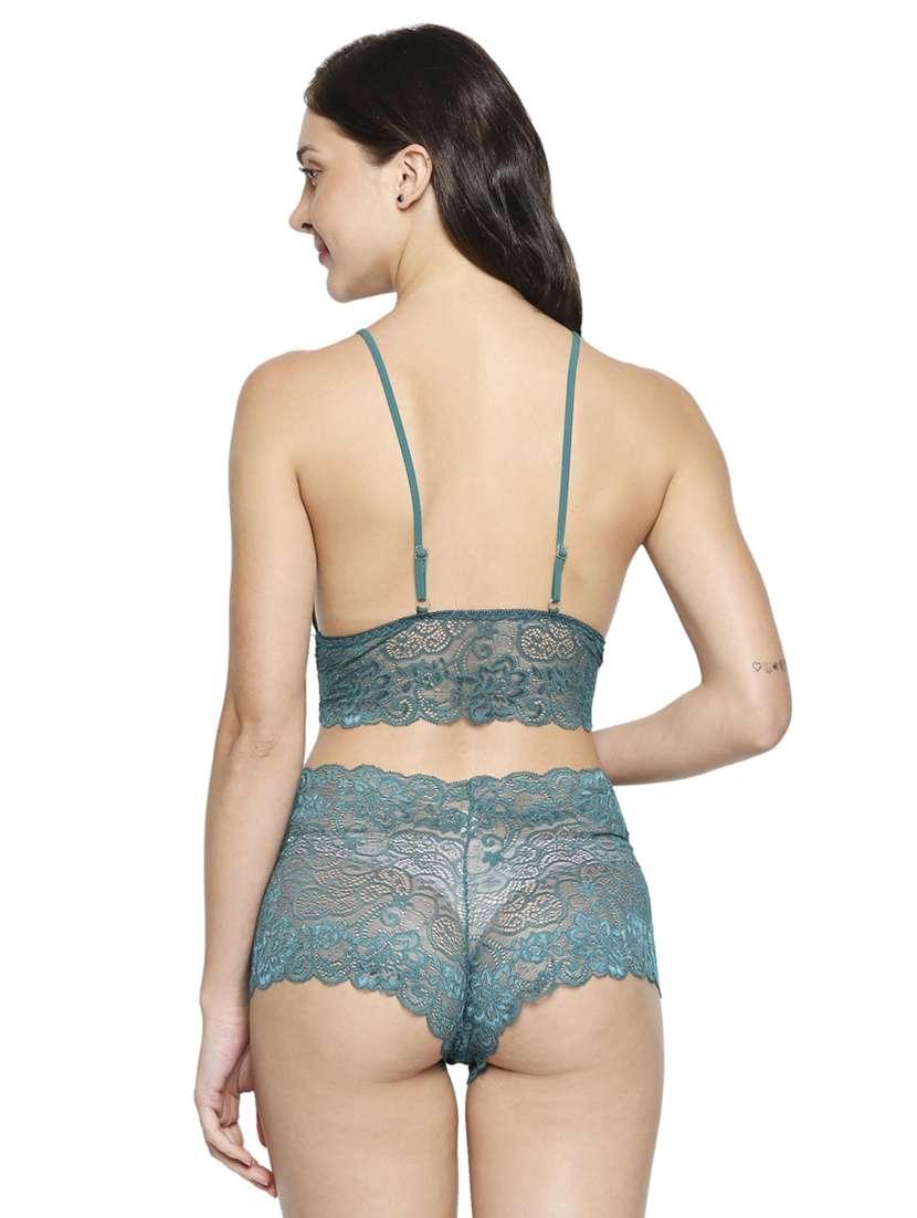 green laced babydoll - 17982781 - Standard Image - 3