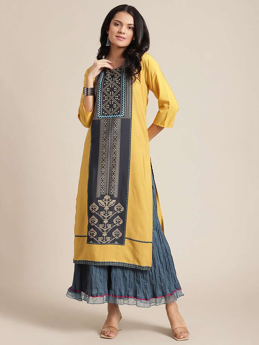 women's straight kurta