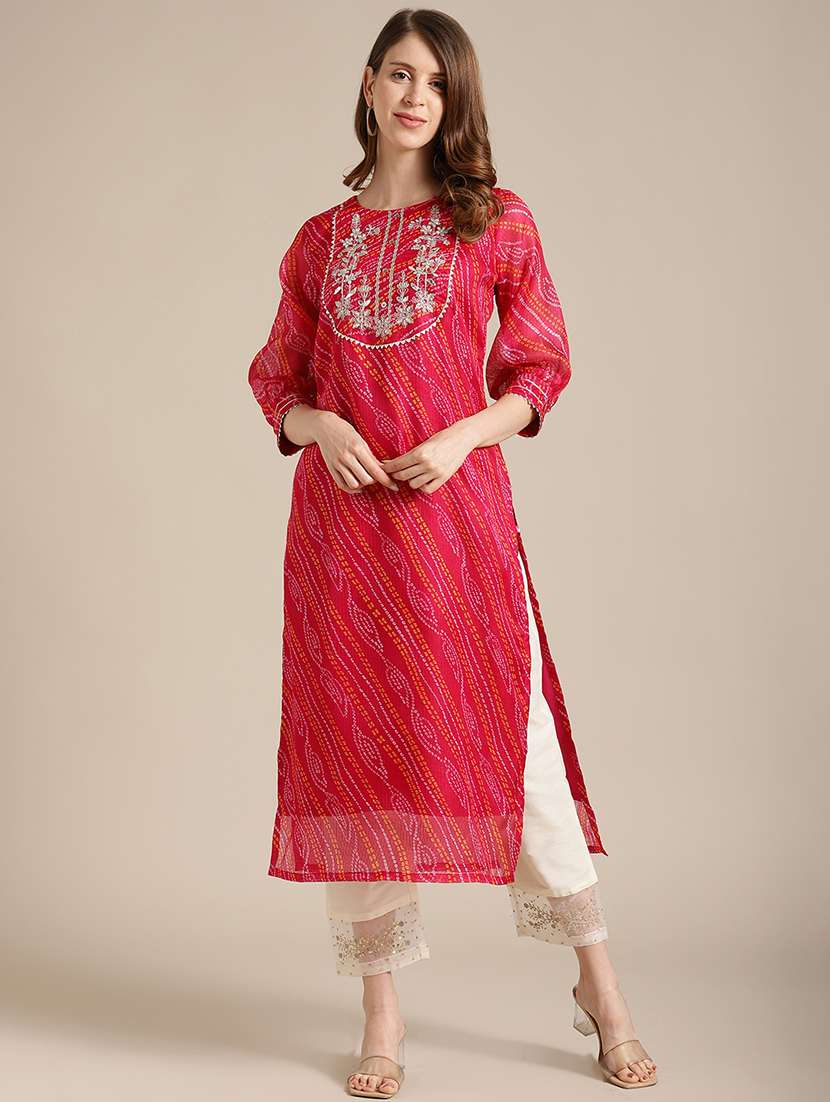 women's straight kurta - 17983200 - Zoom Image - 0