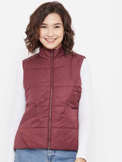 mandarin neck quilted jacket - 17984119 -  Standard Image - 0