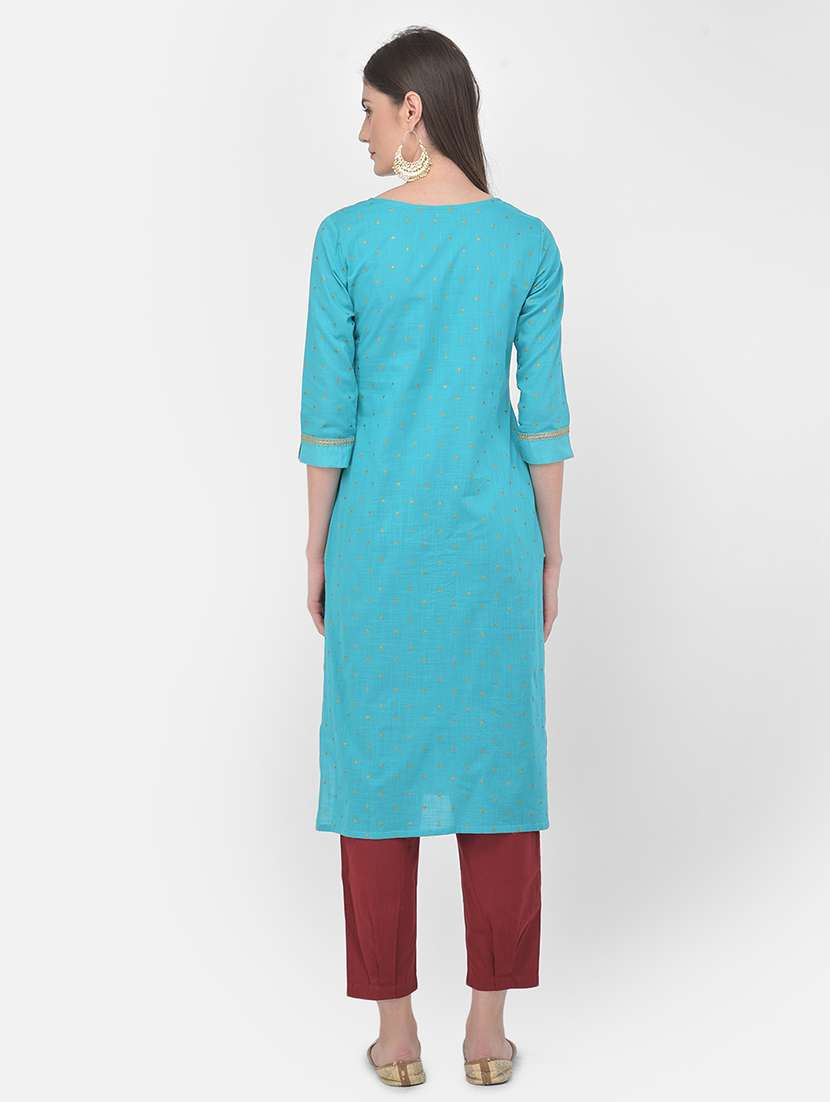 women's straight kurta - 17989571 -  Standard Image - 3