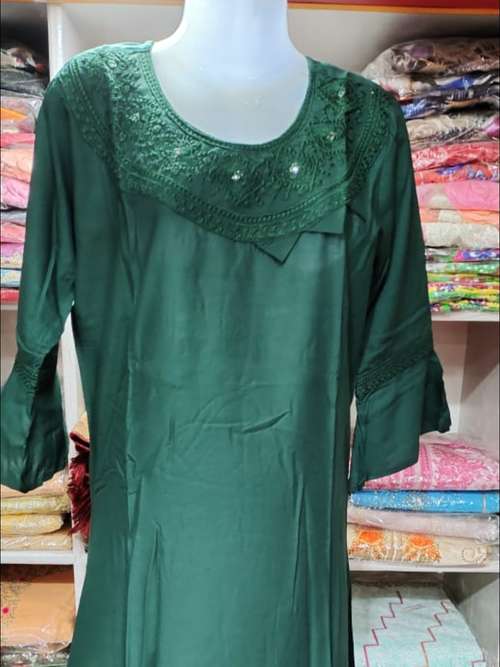 ladies long sleeve kurti - 17994104 - Standard Image - 0