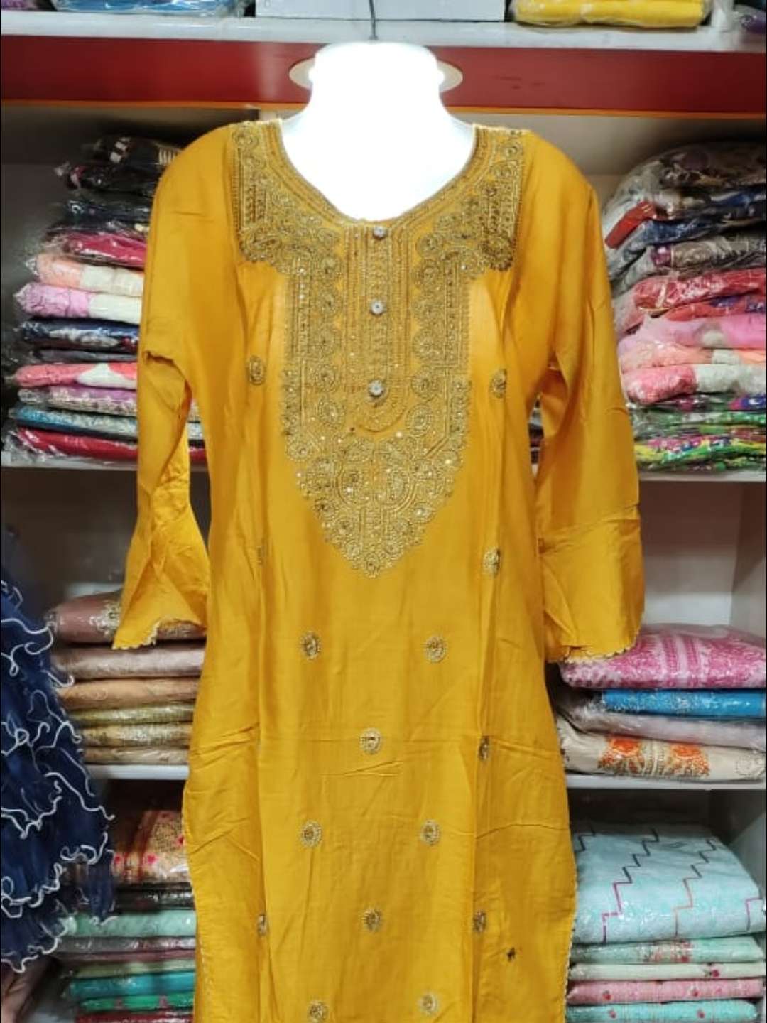 ladies long sleeve kurti - 17994111 - Zoom Image - 0
