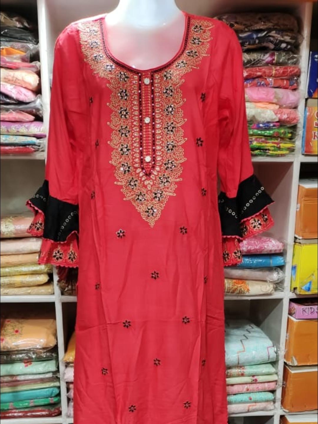 ladies long sleeve kurti - 17994112 - Zoom Image - 0