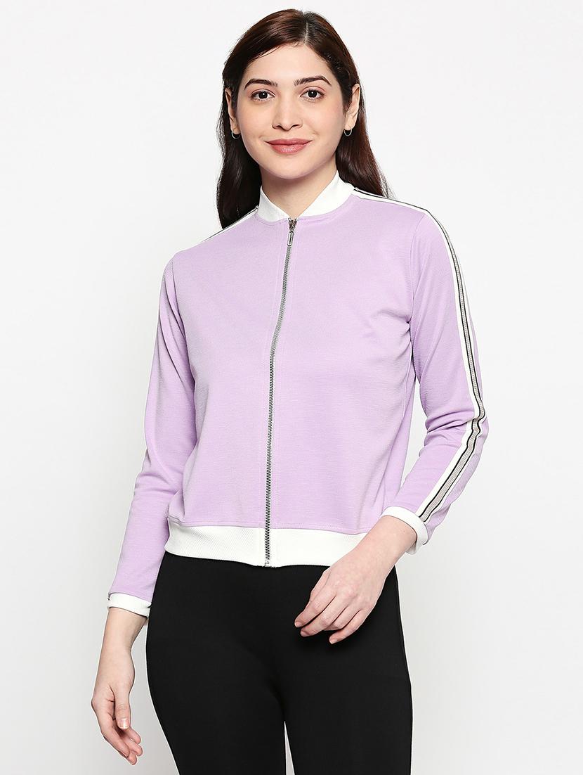 purple solid jacket - 17994449 -  Zoom Image - 0