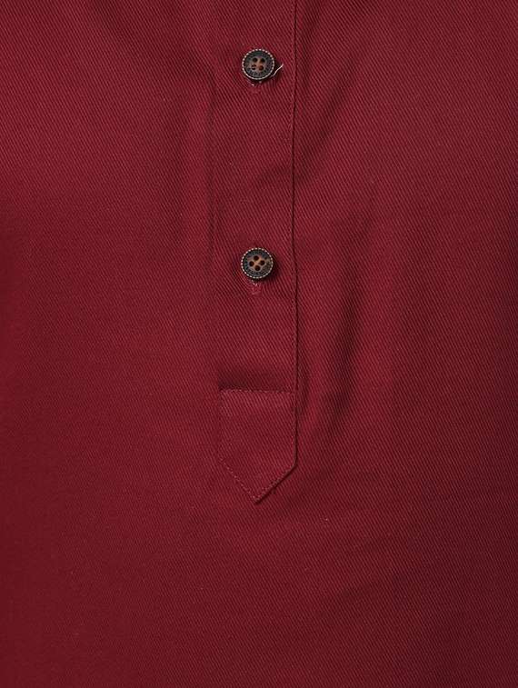 solid kurta set - 17994870 - Standard Image - 3