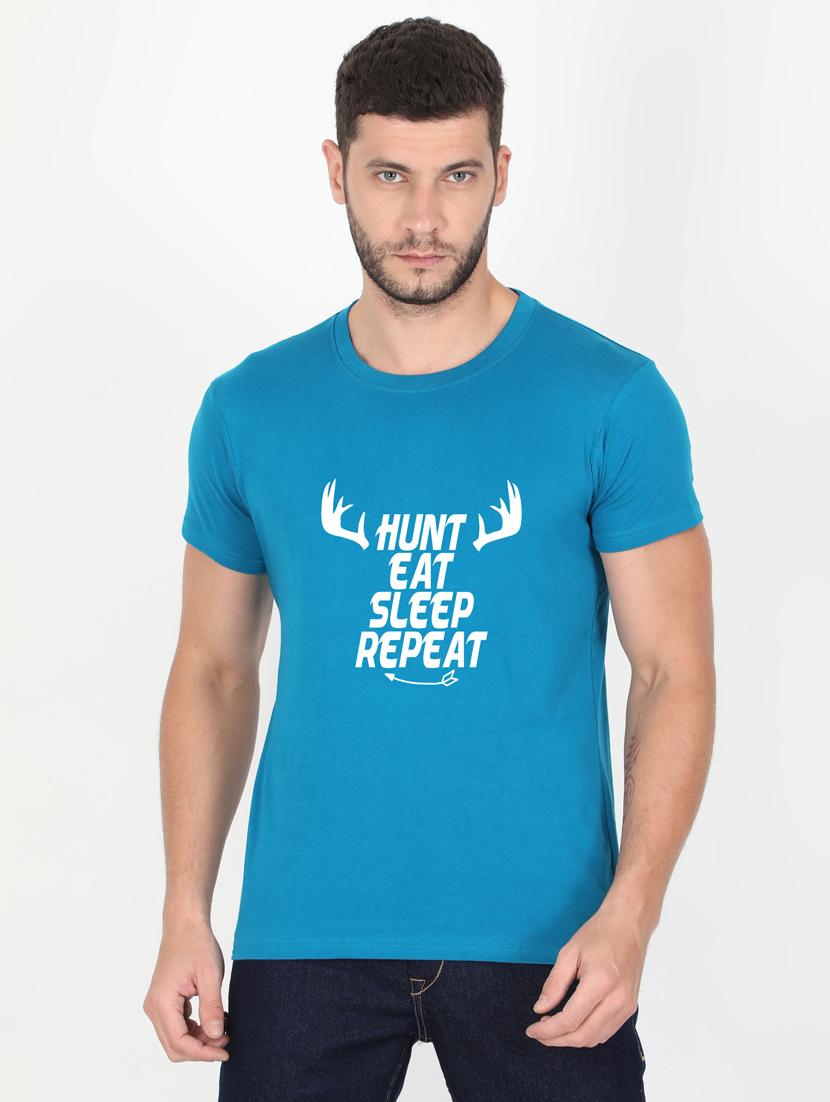 blue printed t-shirt - 17995844 - Zoom Image - 0