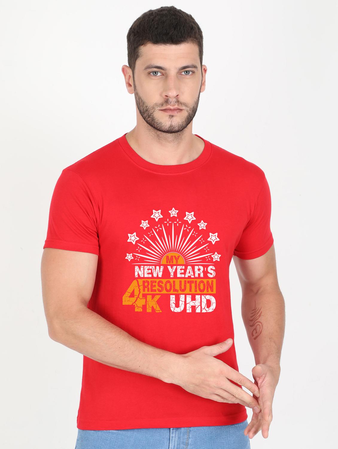 red printed t-shirt - 17995937 - Zoom Image - 0