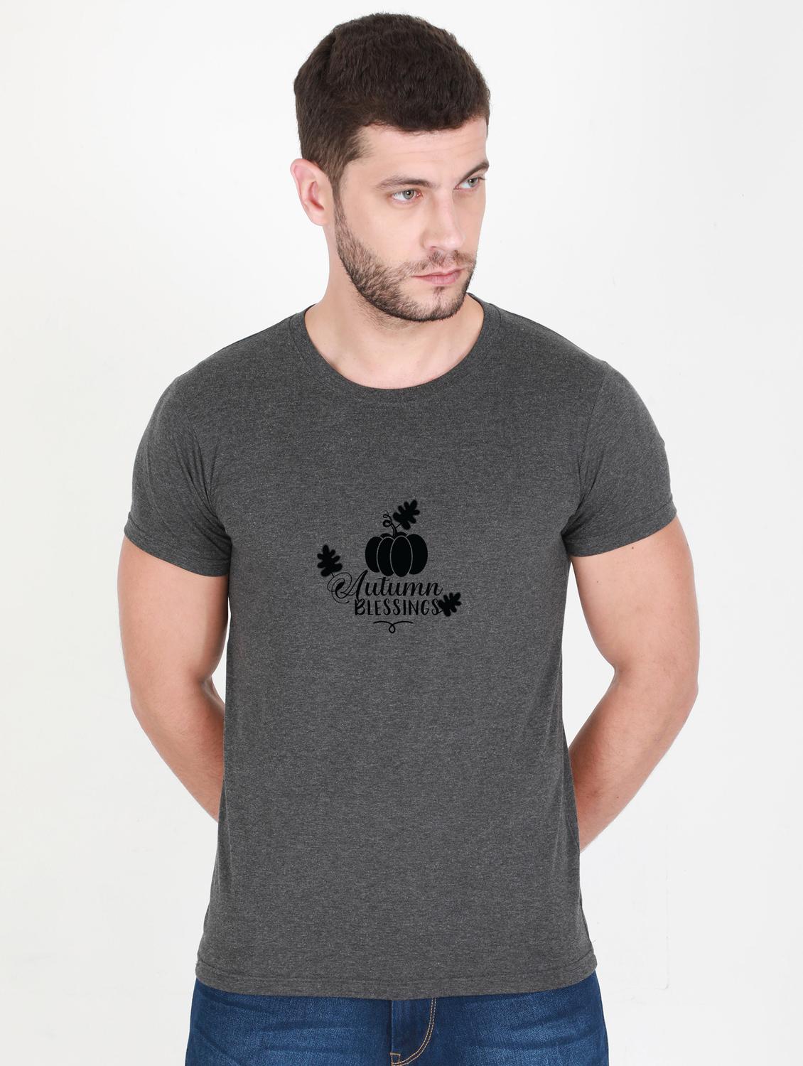 grey printed t-shirt - 17995940 -  Zoom Image - 0
