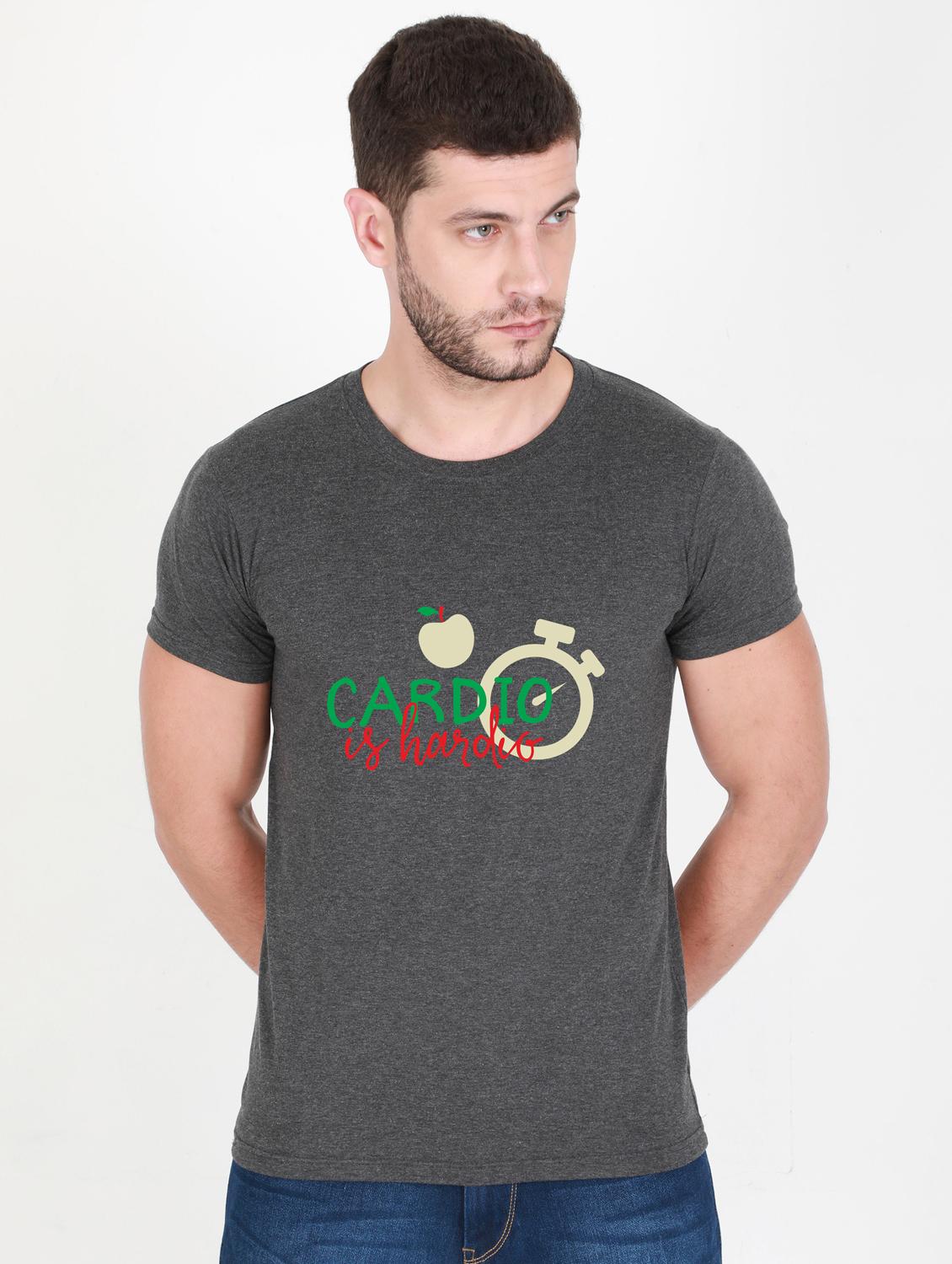 grey printed t-shirt - 17995945 - Zoom Image - 0