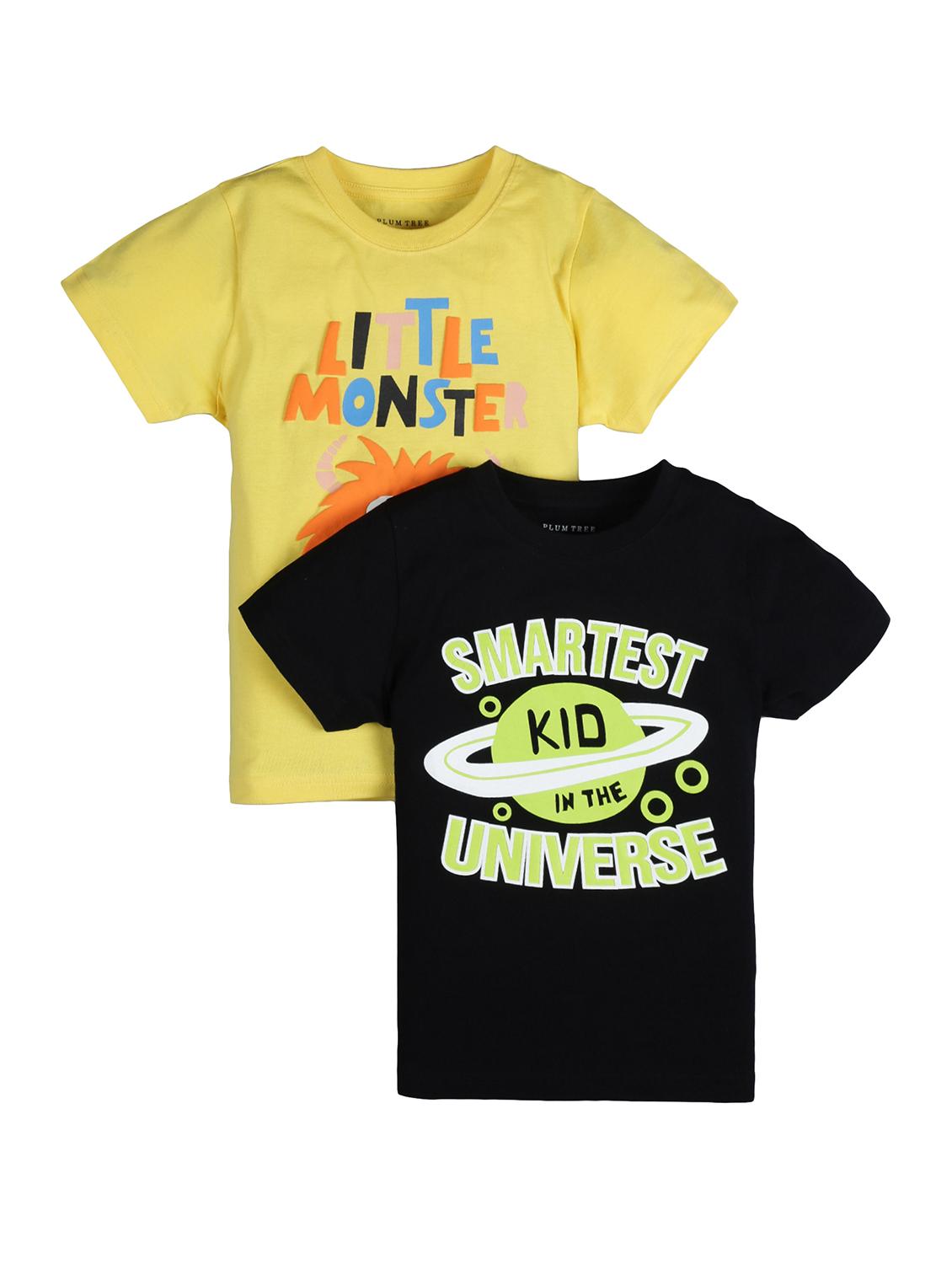 set of 2 printed t-shirt - 17996614 - Zoom Image - 0