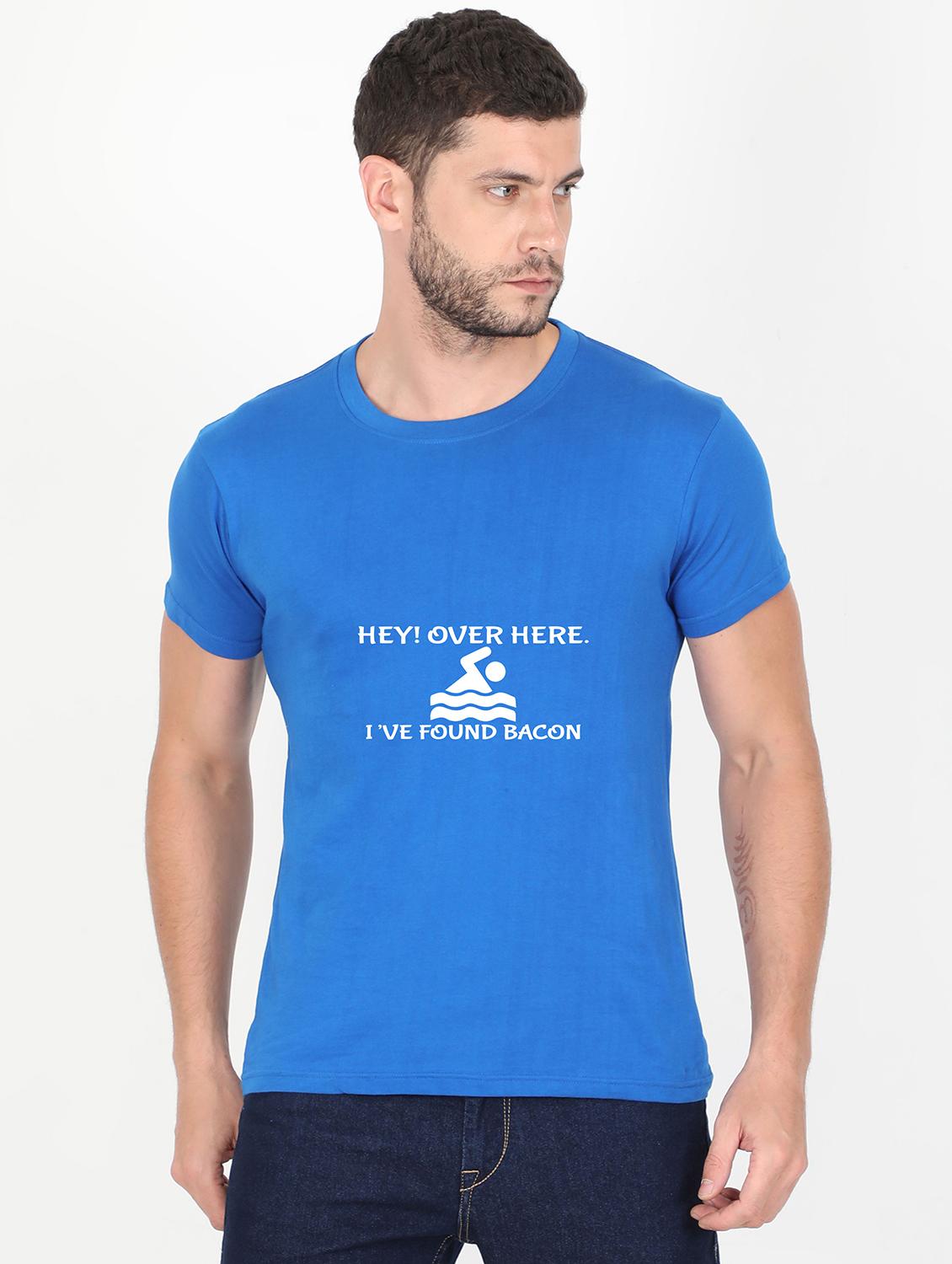 blue printed t-shirt - 17996828 - Zoom Image - 0