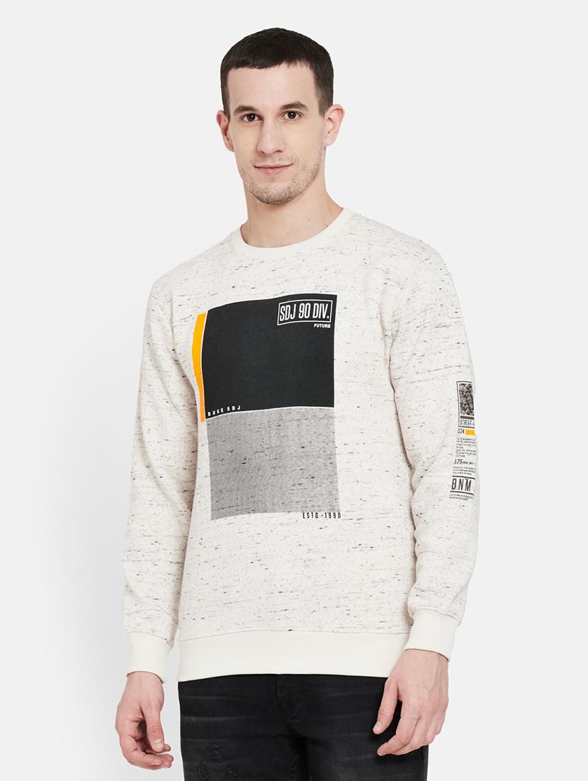 off white printed sweatshirt - 17997240 - Zoom Image - 0