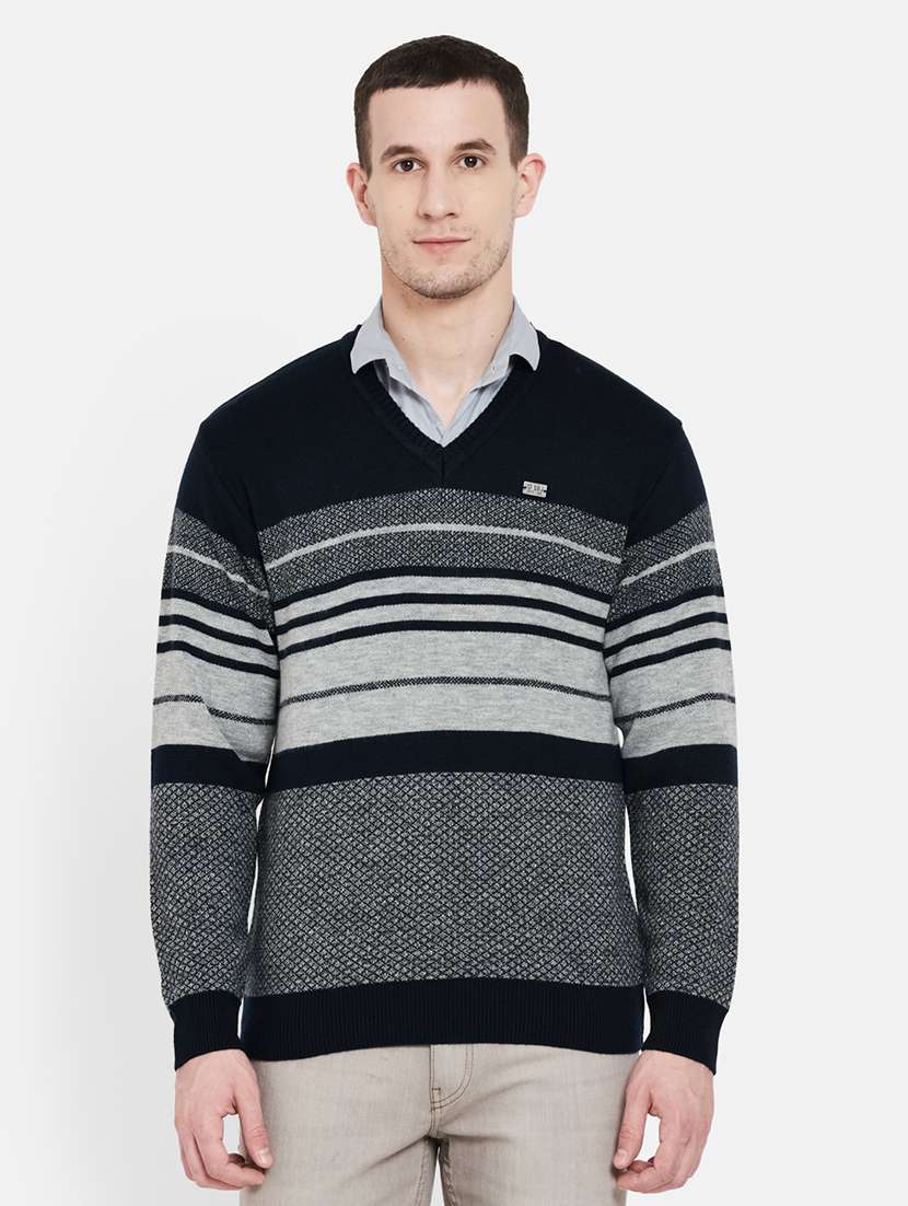 navy blue striped pullover - 17997305 -  Zoom Image - 0