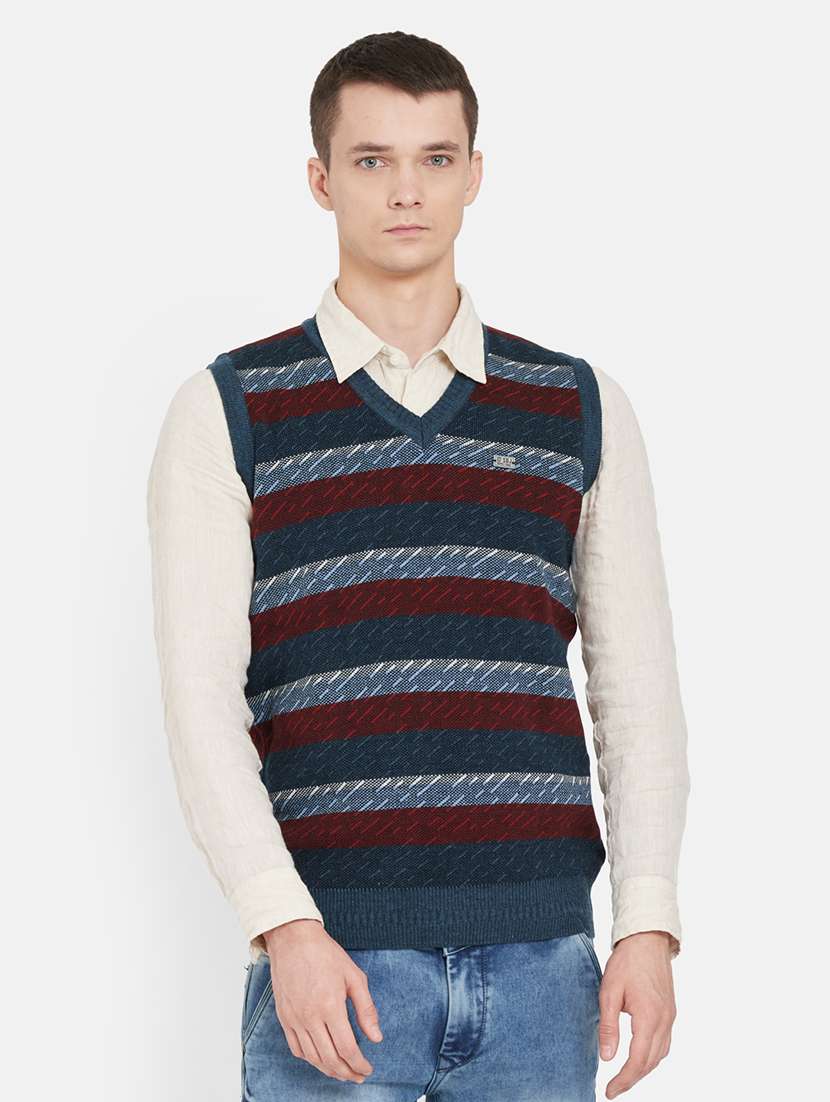 navy blue striped pullover - 17997333 -  Zoom Image - 0