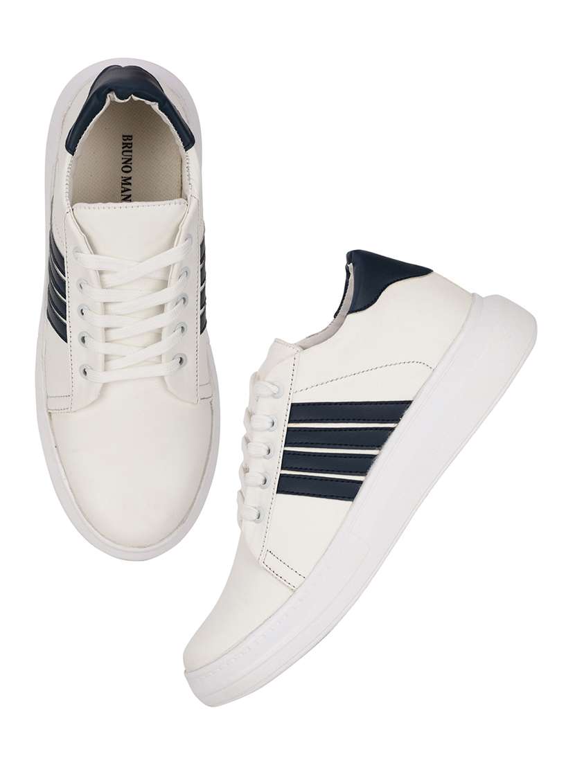white lace up sneakers - 17997419 - Standard Image - 3