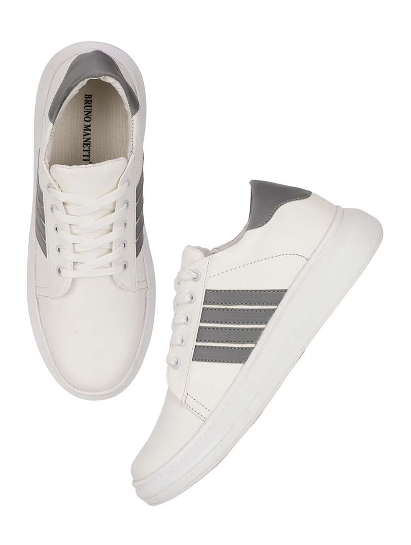 white lace up sneakers - 17997420 -  Standard Image - 3