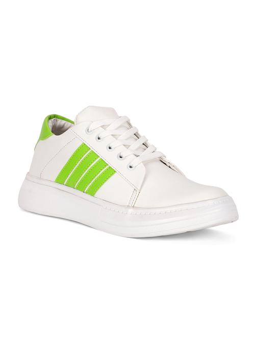 white lace up sneakers - 17997423 - Standard Image - 0