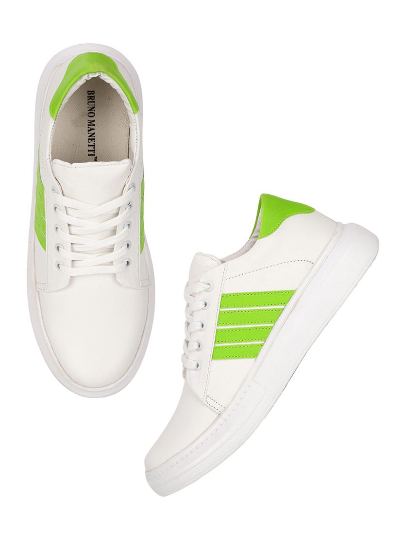 white lace up sneakers - 17997423 - Standard Image - 3