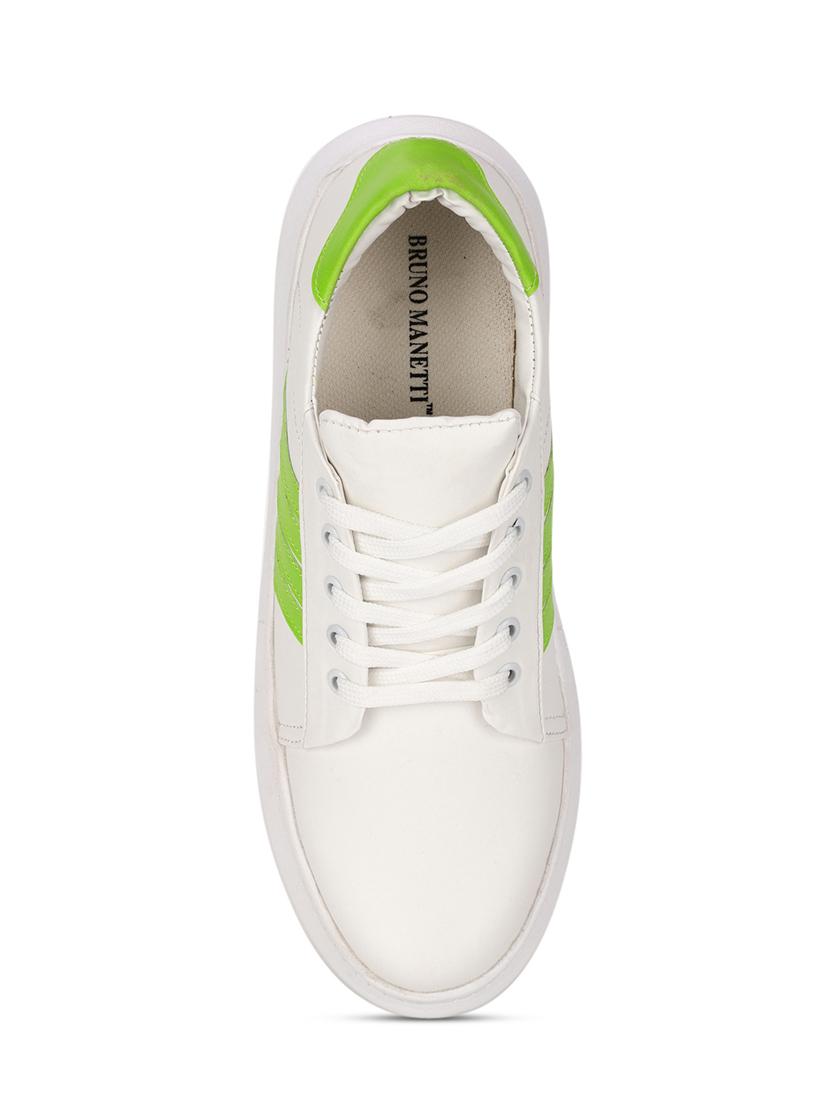 white lace up sneakers - 17997423 - Standard Image - 5