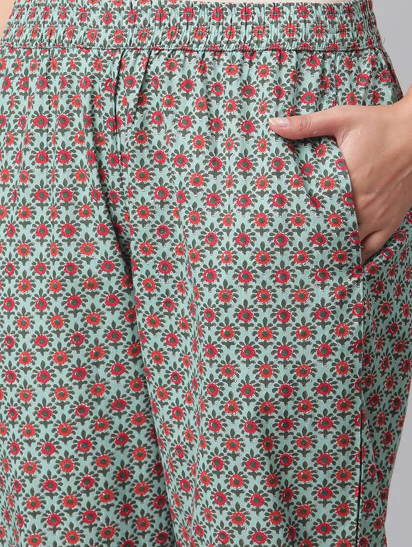 women three quarter sleeve kurta pant with dupatta set - 17997481 -  Standard Image - 5