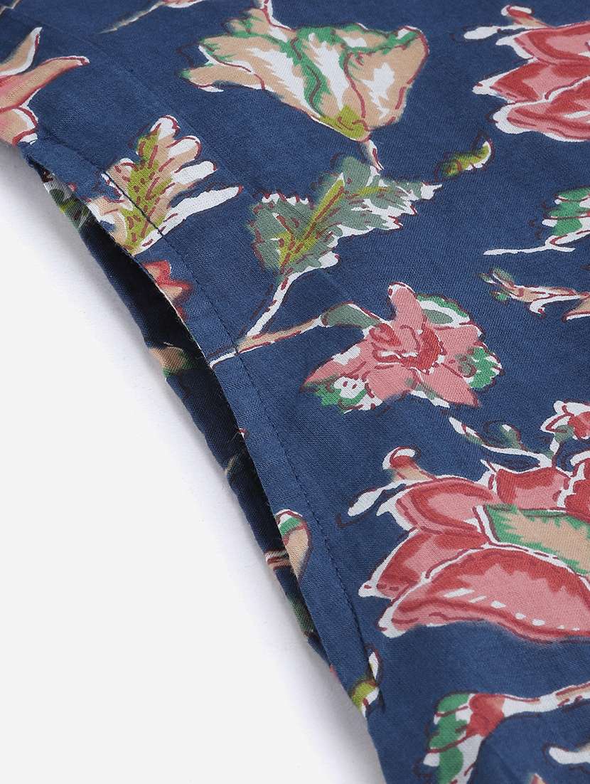 floral straight kurta - 17997502 -  Standard Image - 5
