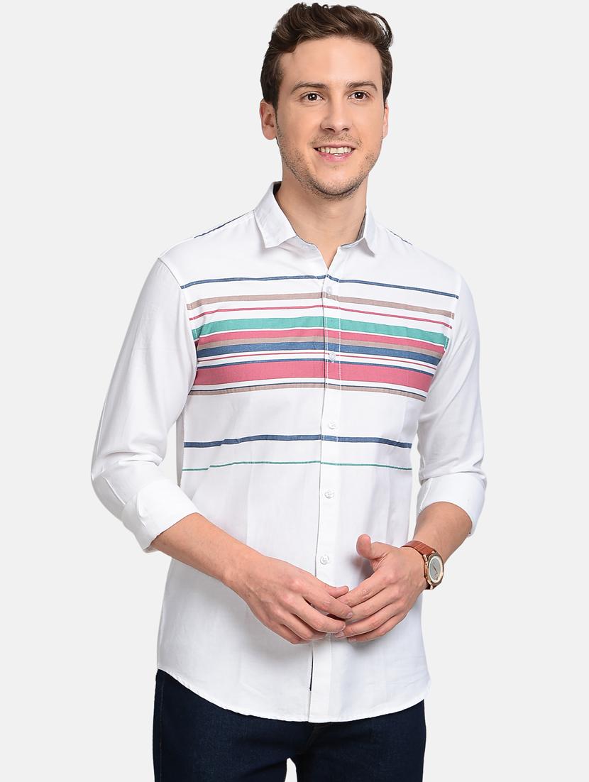 pink striped casual shirt - 17997827 -  Zoom Image - 0