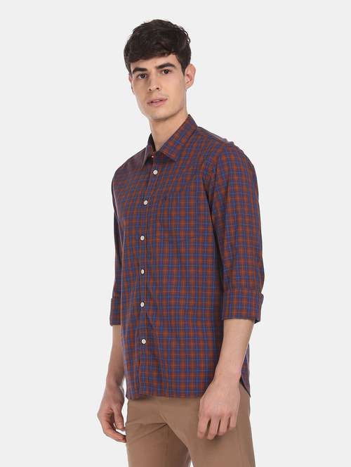 multi colored checkered casual shirt - 17999803 -  Standard Image - 0