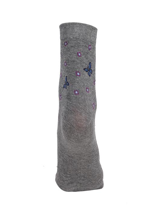 ankii cotton self design women premium ankle socks with thumb, pack of 3 - 18000409 - Standard Image - 3