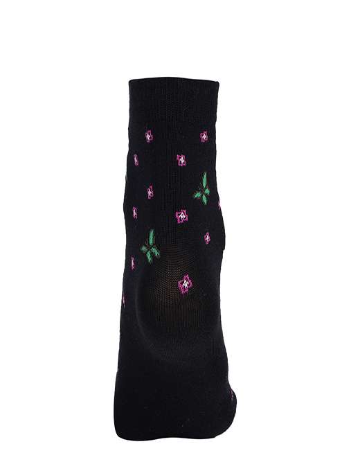 ankii cotton self design women premium ankle socks with thumb, pack of 3 - 18000410 -  Standard Image - 3