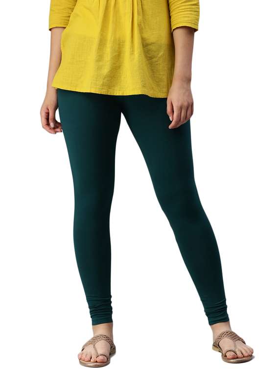 green solid legging - 18000772 - Zoom Image - 0