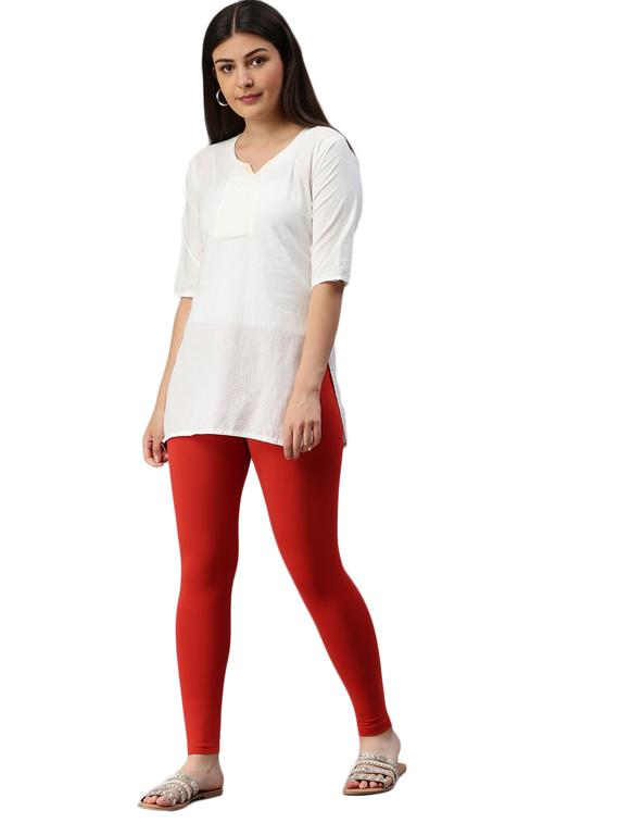 red solid legging - 18000773 - Standard Image - 3