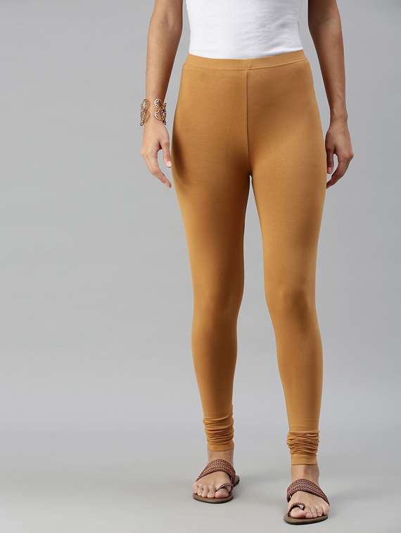 beige solid legging - 18000785 -  Zoom Image - 0