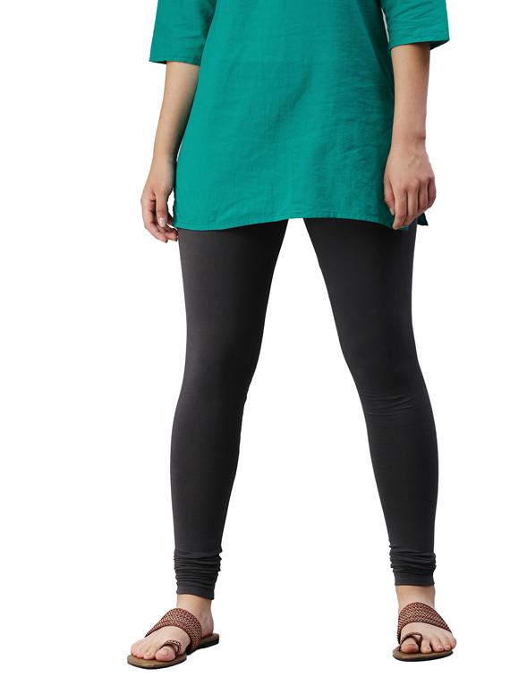 grey solid legging - 18000793 - Zoom Image - 0