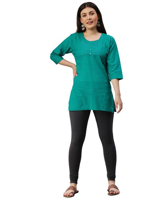 grey solid legging - 18000793 - Standard Image - 3