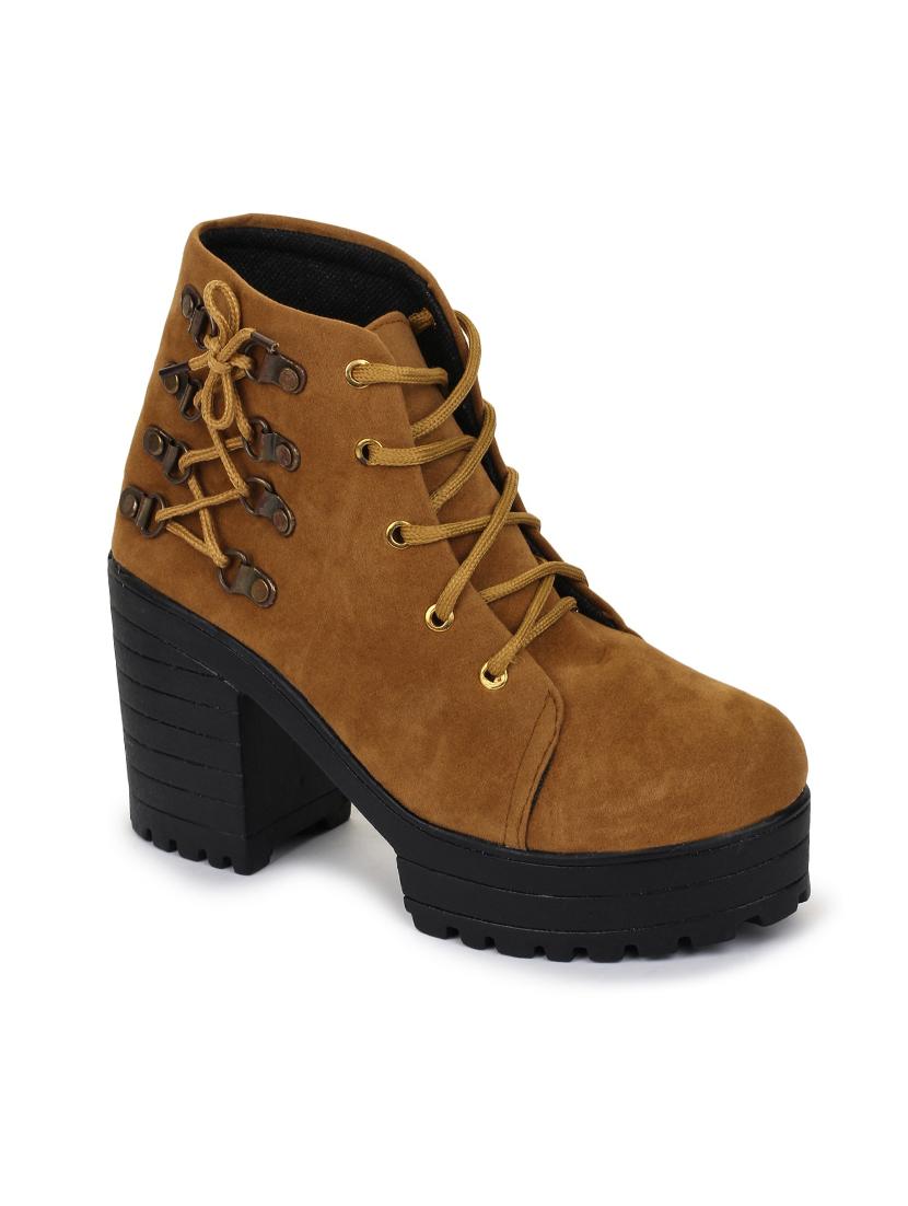 tan lace up ankle boot - 18002780 -  Zoom Image - 0