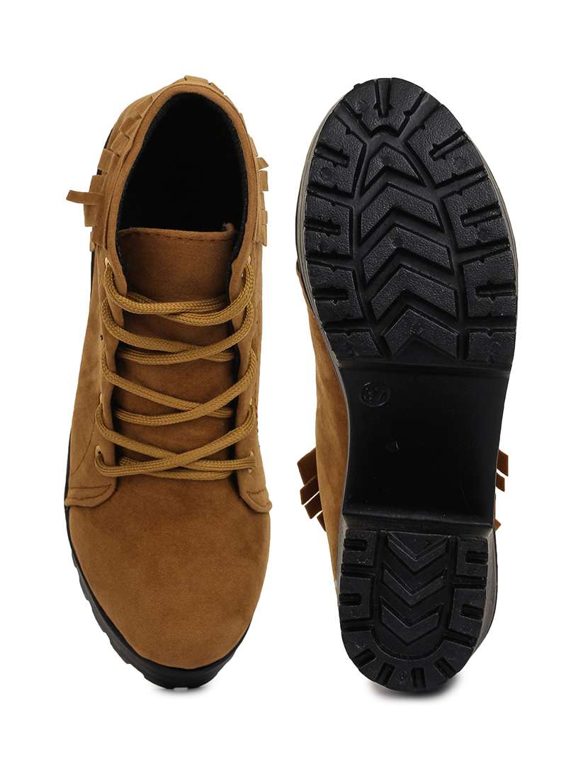 brown lace up ankle boots - 18002782 -  Standard Image - 3