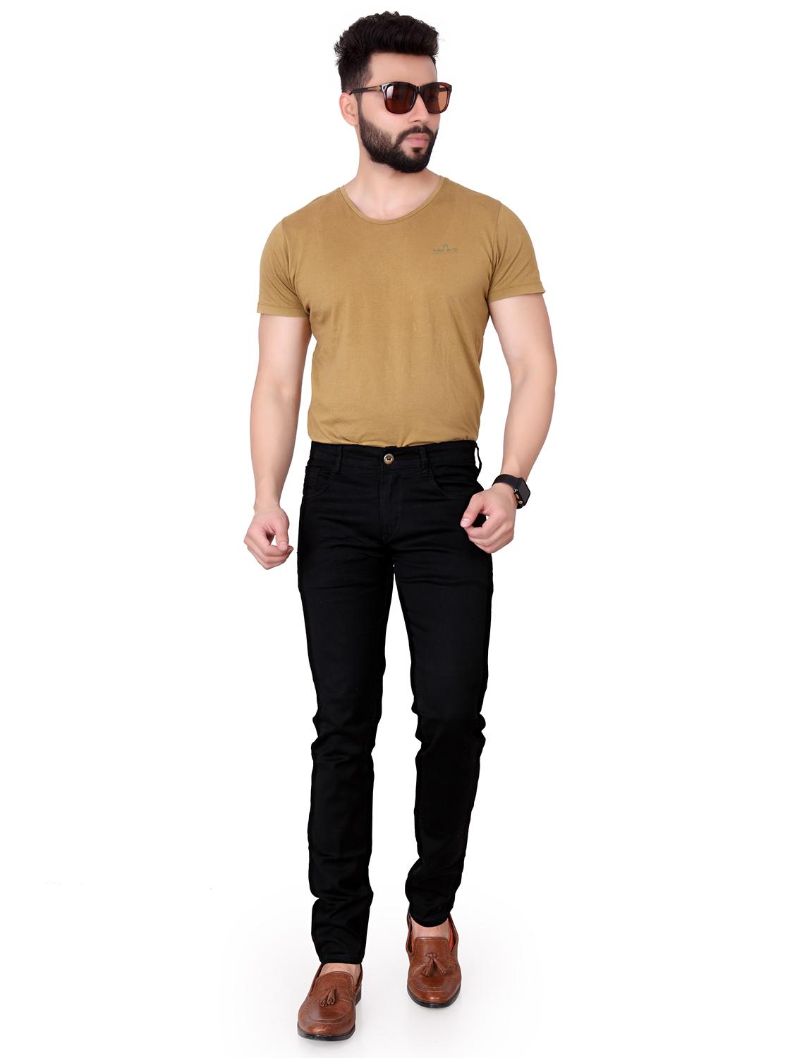 mens slim fit plain jeans - 18003478 - Standard Image - 3