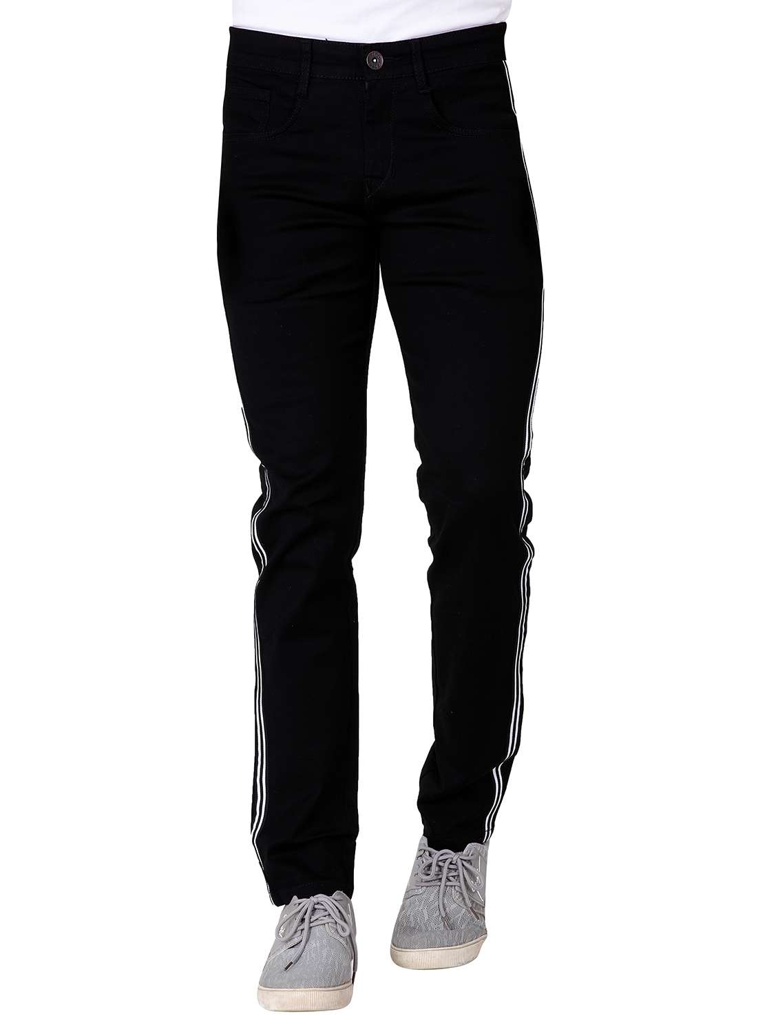 Red Tape Black Jeans Men Denim Side Tape Jeans Flipkart Flipkart
