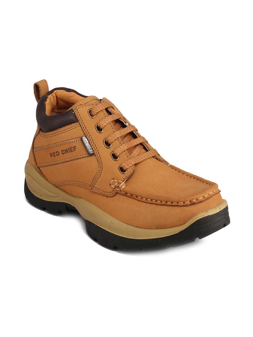 Brown Leather Lace Up Casual Shoes 