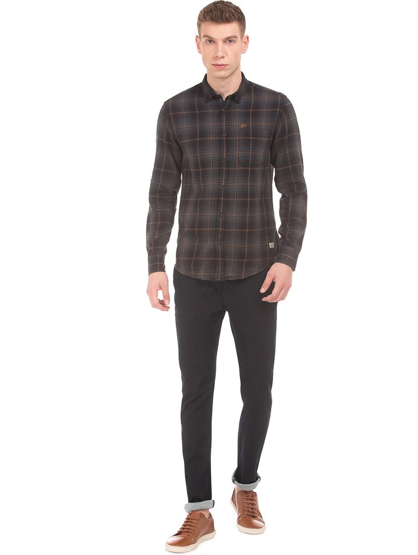 navy blue plain denim jeans - 18004301 - Standard Image - 3